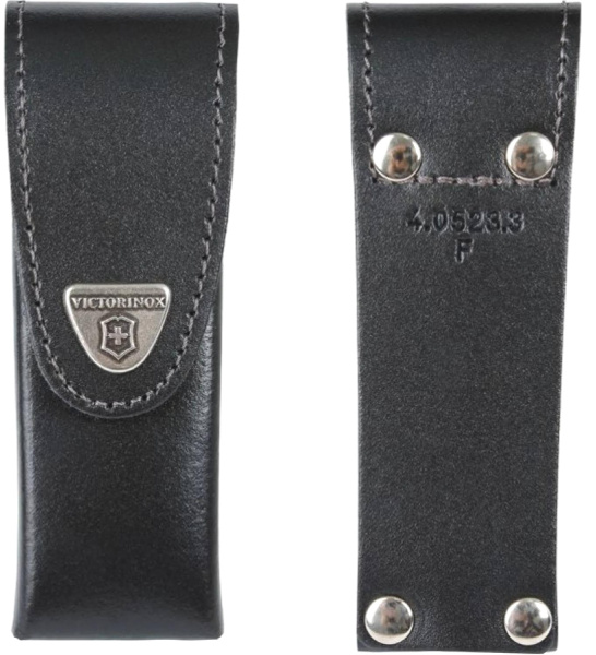 Чехол для ножей Victorinox 111 мм, нат. кожа (чёрный;)